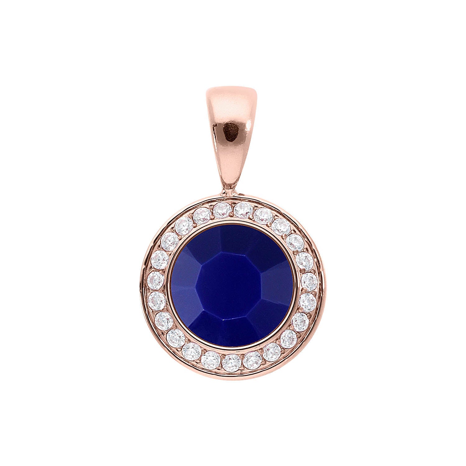 Tondo Deluxe Pendant 0.51" - Rose Gold