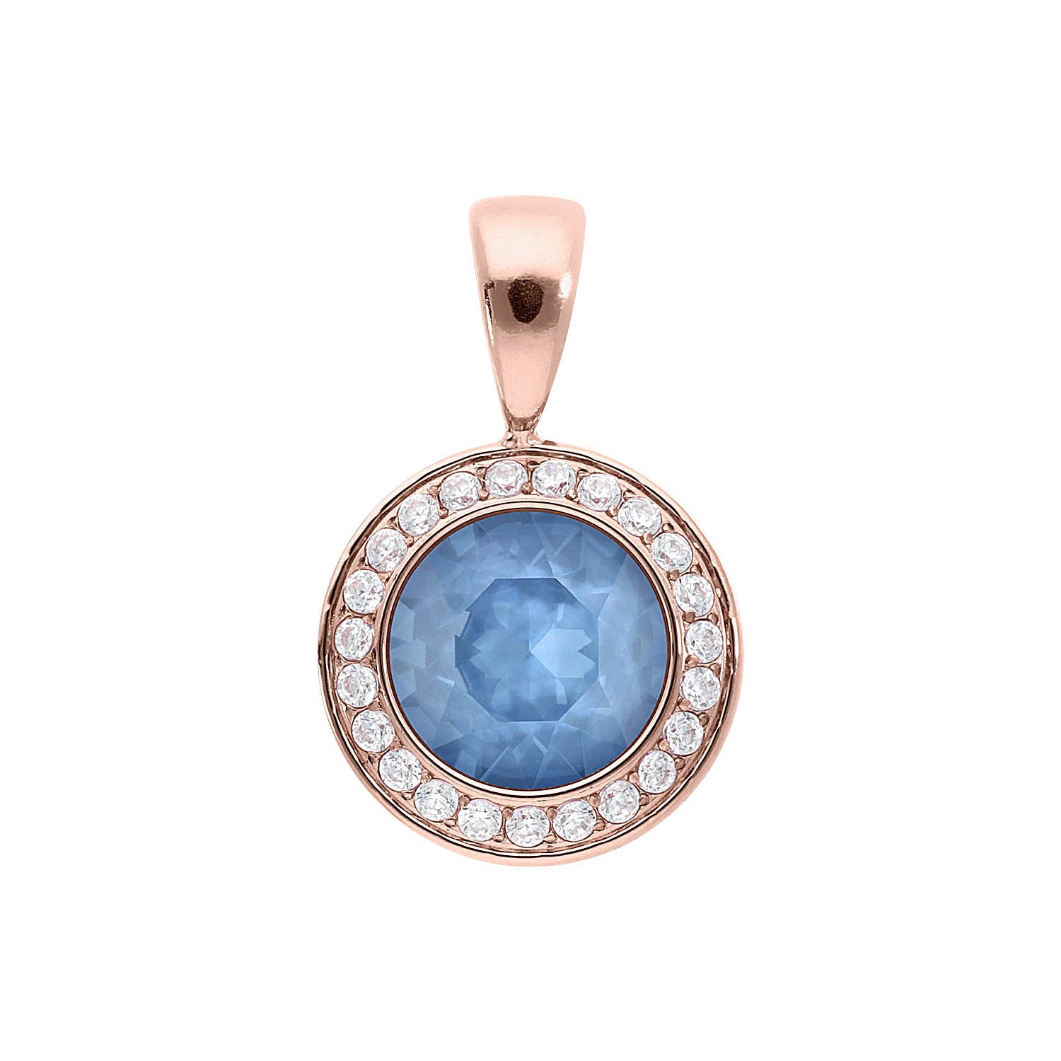Tondo Deluxe Pendant 0.51" - Rose Gold