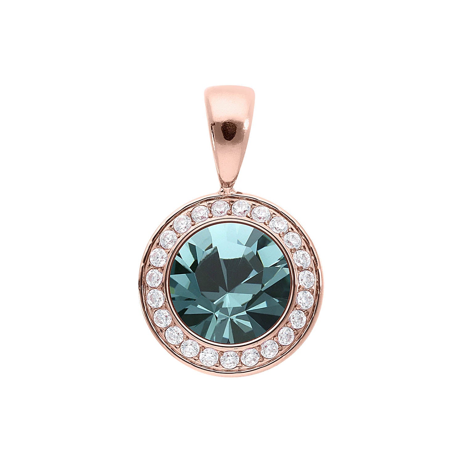 Tondo Deluxe Pendant 0.51" - Rose Gold