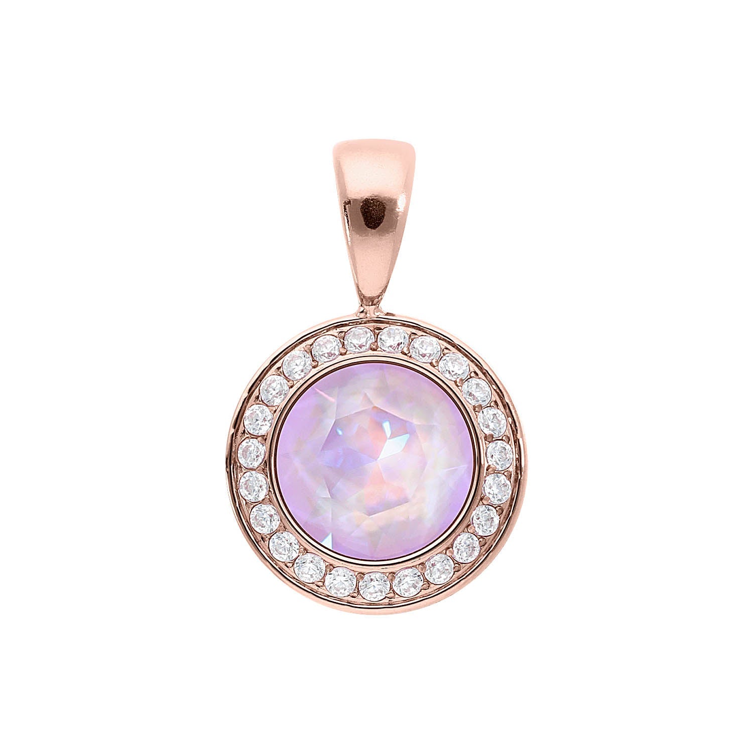 Tondo Deluxe Pendant 0.51" - Rose Gold