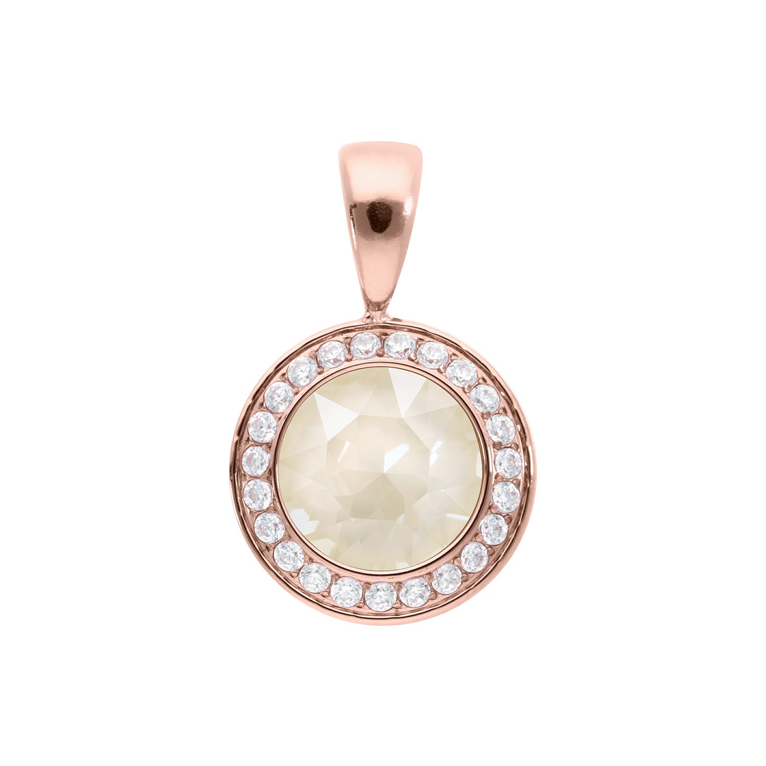 Tondo Deluxe Pendant 0.51" - Rose Gold
