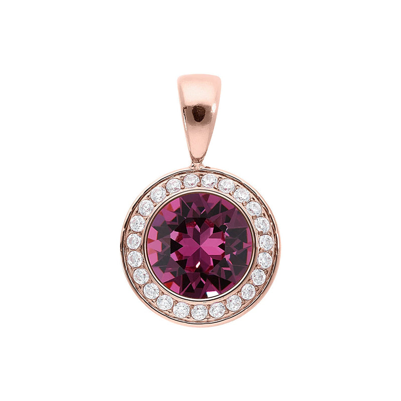 Tondo Deluxe Pendant 0.51" - Rose Gold