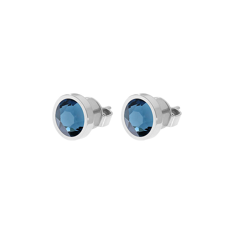 Canino Stud Earring 0.35" - Silver montana