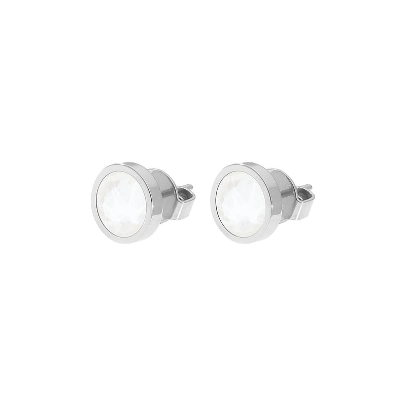 Canino Stud Earring 0.35" - Silver