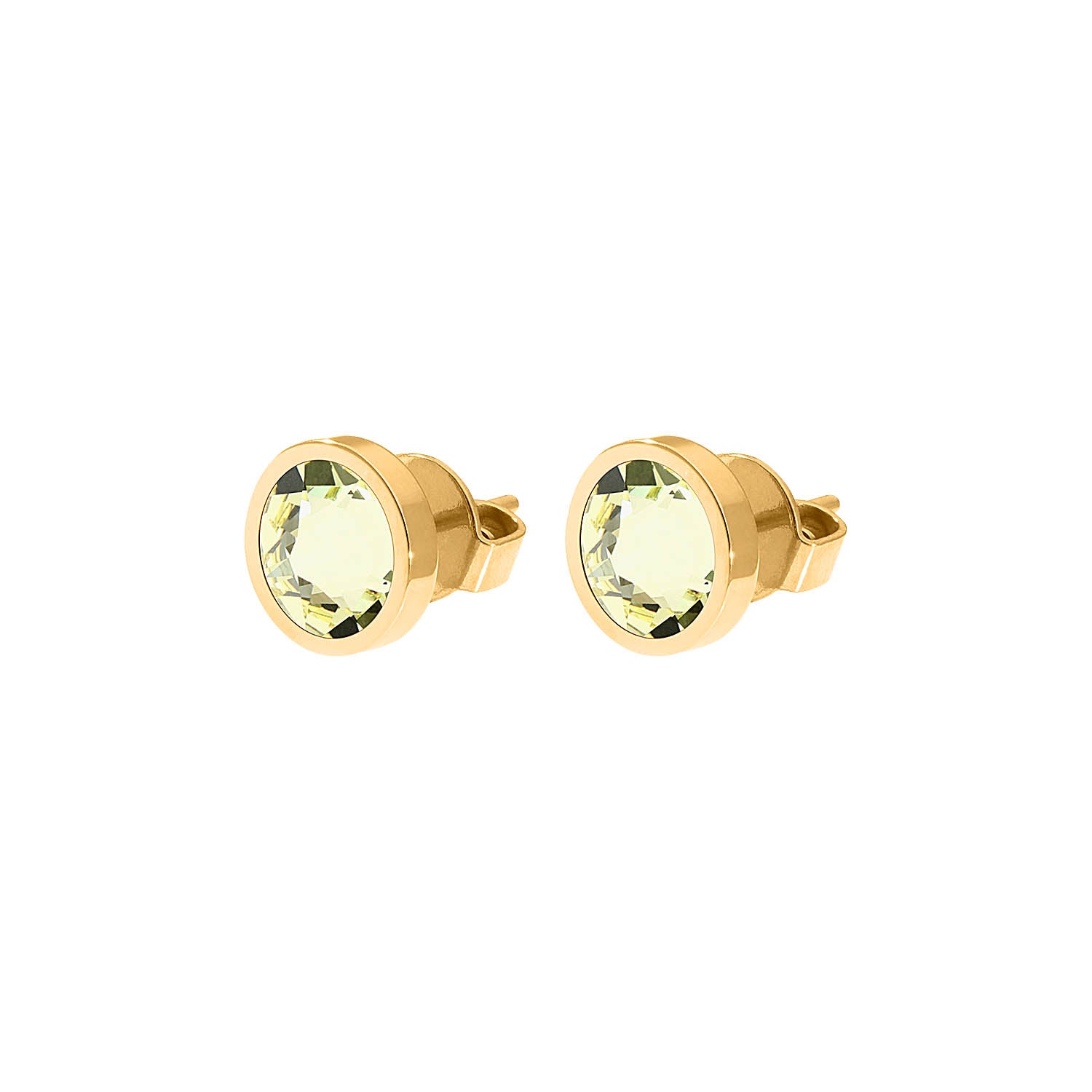Canino Stud Earring 0.35" - Gold Jonquil