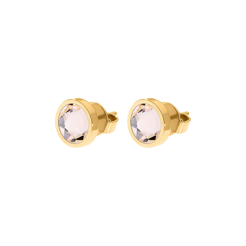 Canino Stud Earring 0.35" - Gold silk