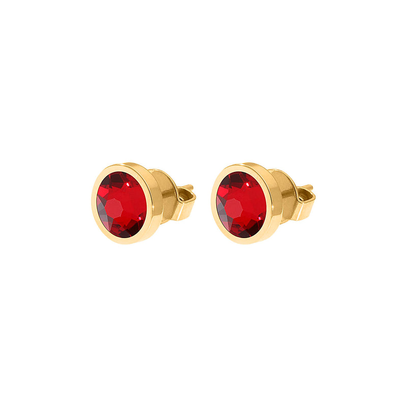 Canino Stud Earring 0.35" - Gold Siam