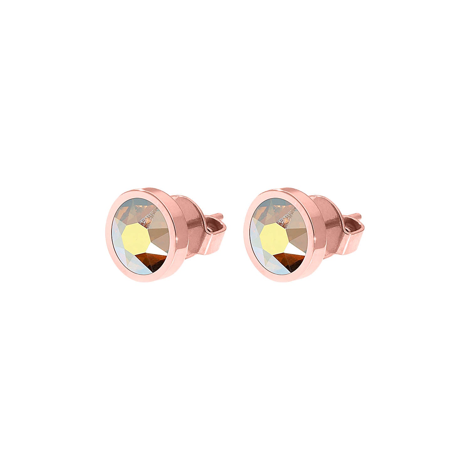 Canino Stud Earring 0.35" - Rose Gold metallic sunshine