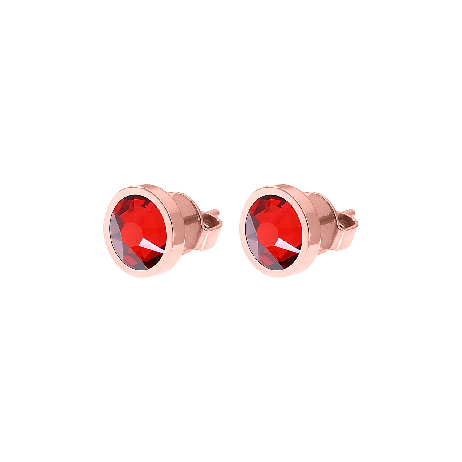 Canino Stud Earring 0.35" - Rose Gold scarlet
