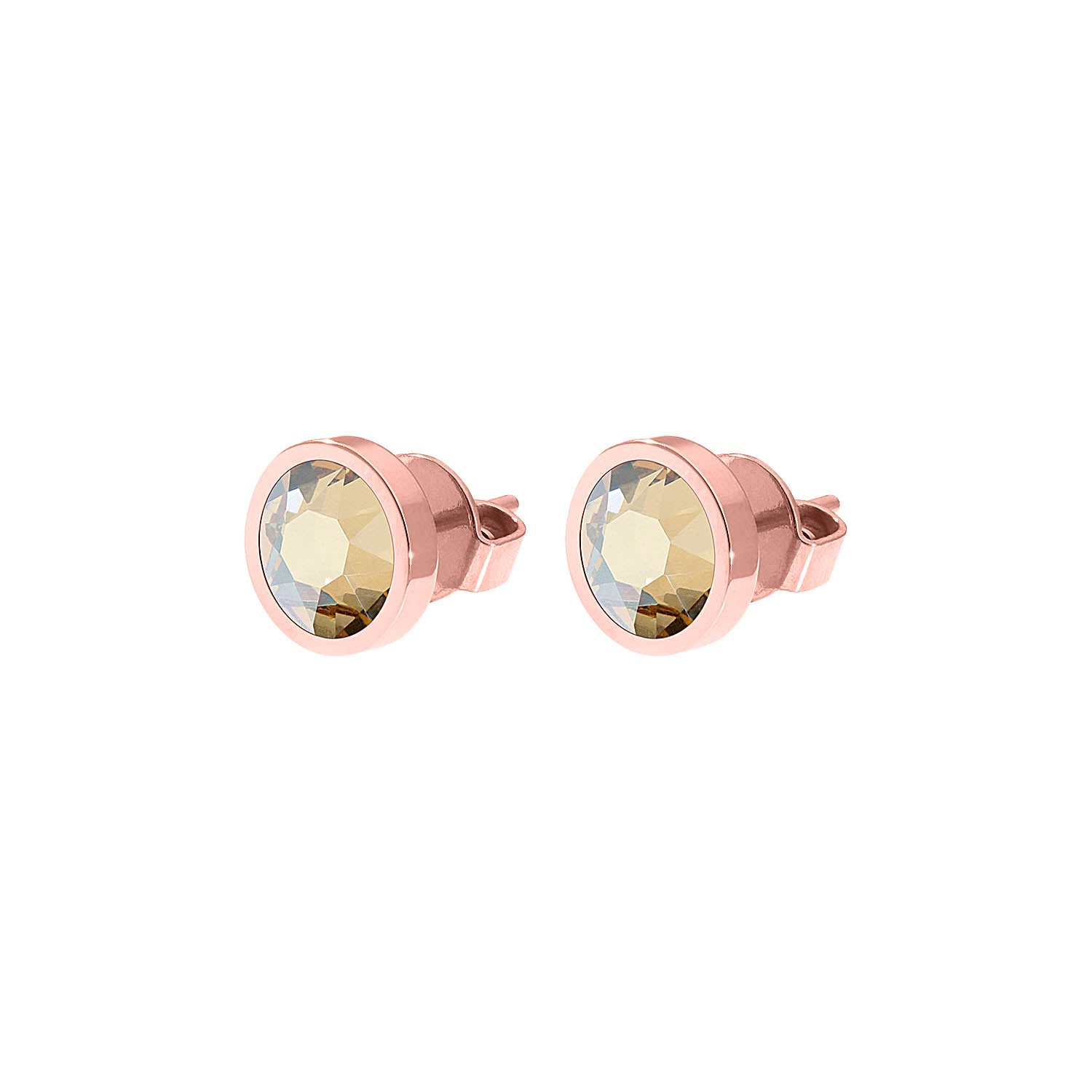Canino Stud Earring 0.35" - Rose Gold golden shadow