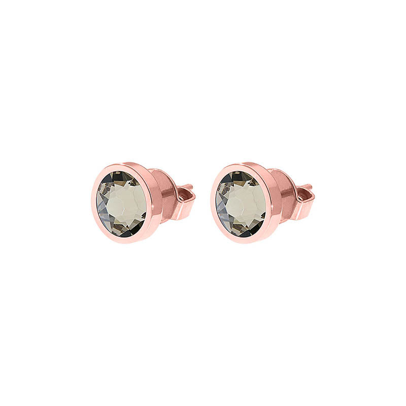 Canino Stud Earring 0.35" - Rose Gold Greige
