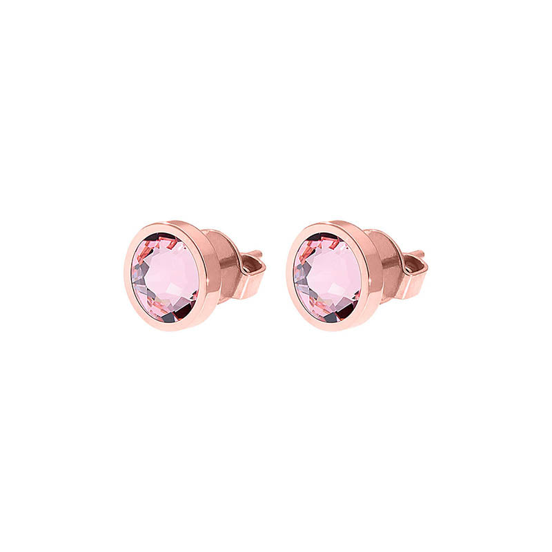 Canino Stud Earring 0.35" - Rose Gold Light Rose