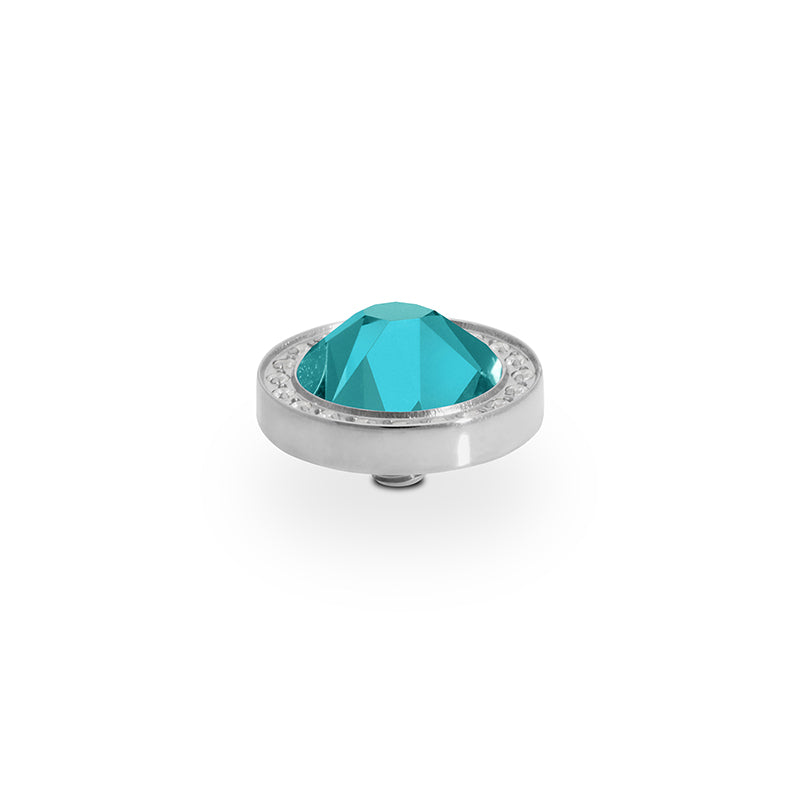 Canino Deluxe Top 0.41" - Silver Crystal Pine Green Ignite