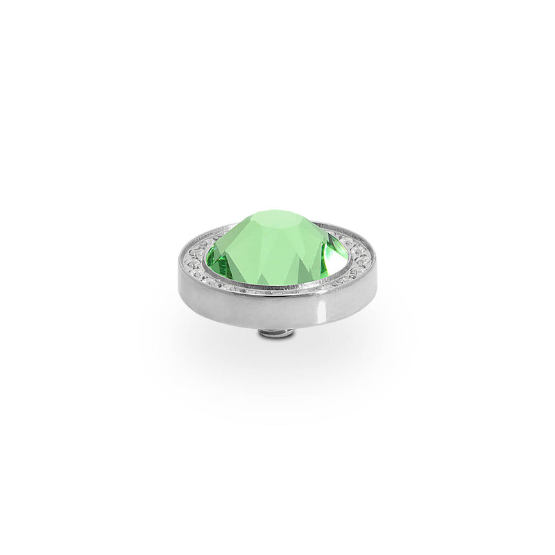 Canino Deluxe Top 0.41" - Silver peridot