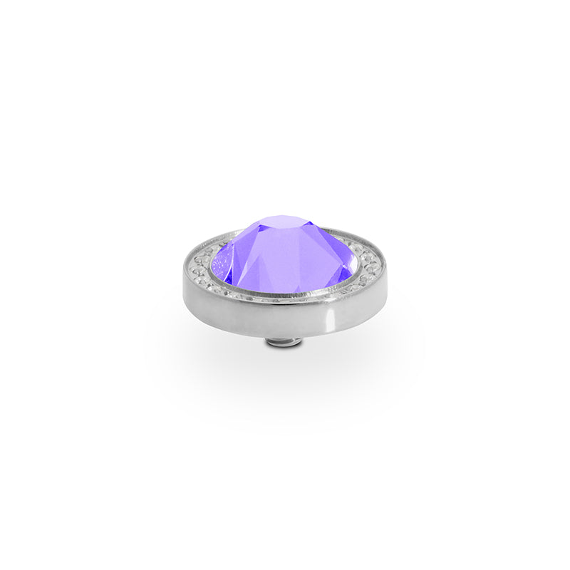 Canino Deluxe Top 0.41" - Silver Crystal Purple Ignite