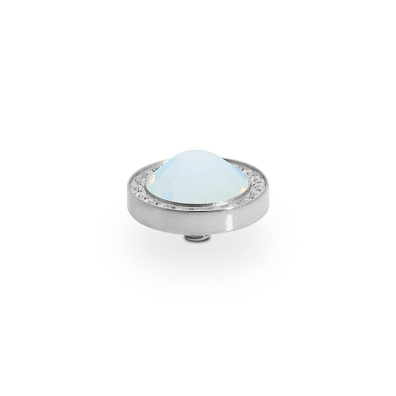 Canino Deluxe Top 0.41" - Silver white opal