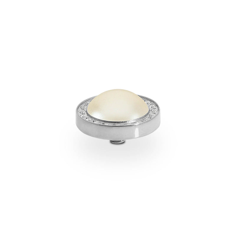 Canino Deluxe Top 0.41" - Silver cream pearl