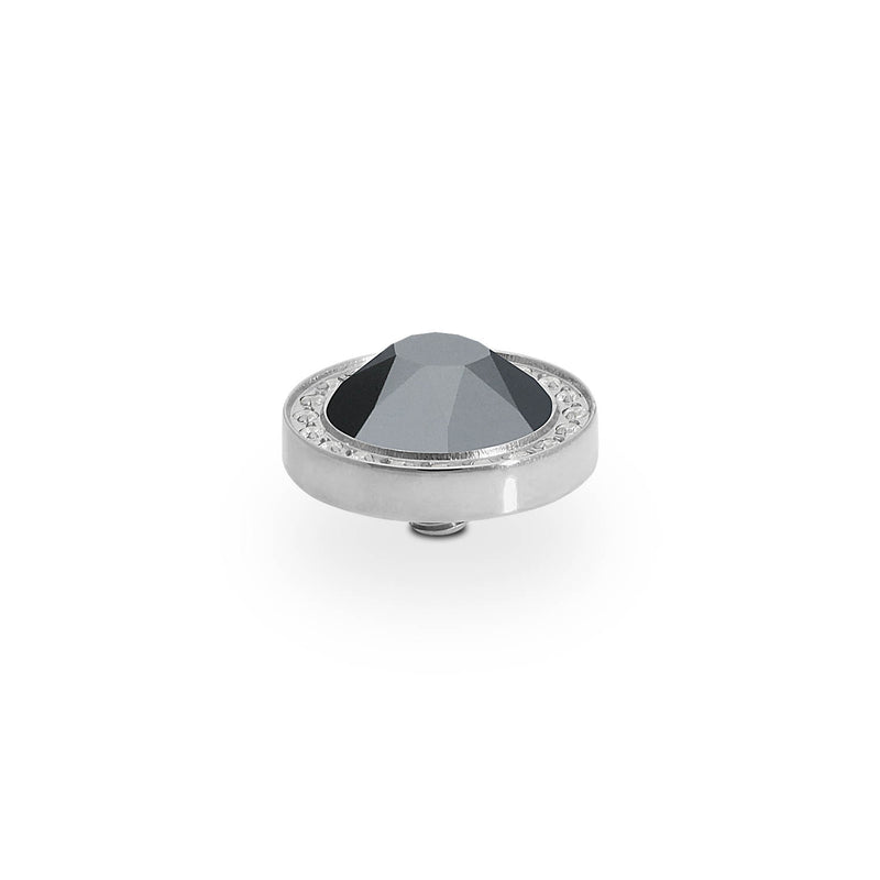 Canino Deluxe Top 0.41" - Silver jet hematite