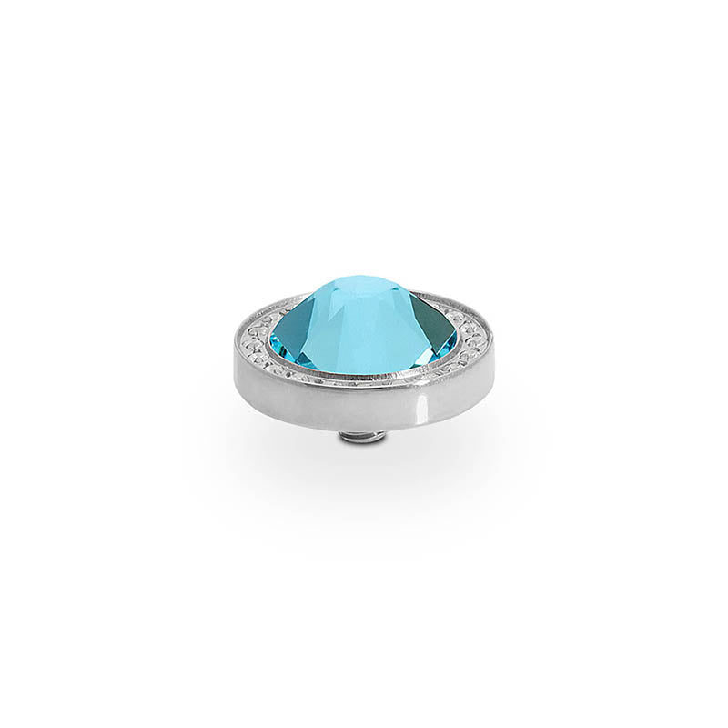 Canino Deluxe Top 0.41" - Silver Light Turquoise