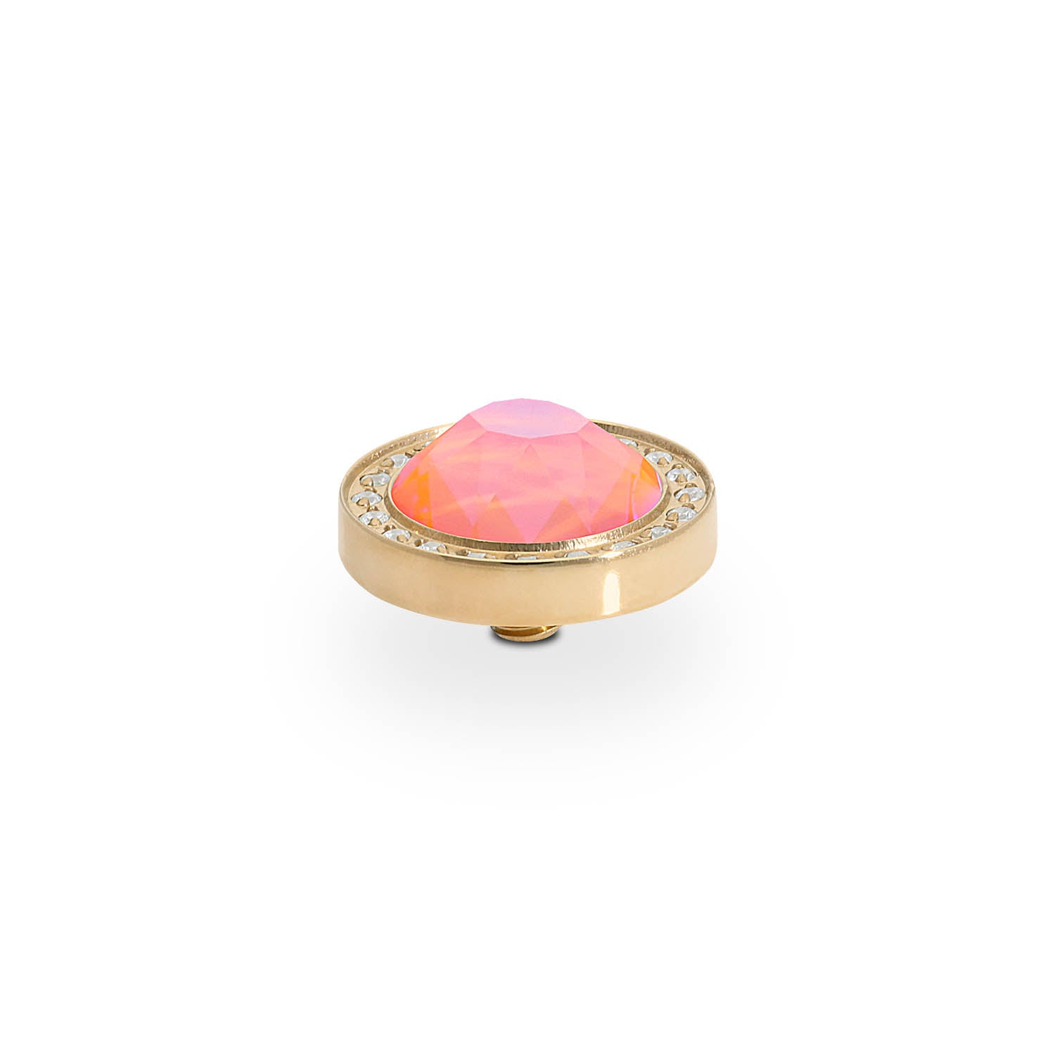 Canino Deluxe Top 0.41" - Gold crystal orange glow delite