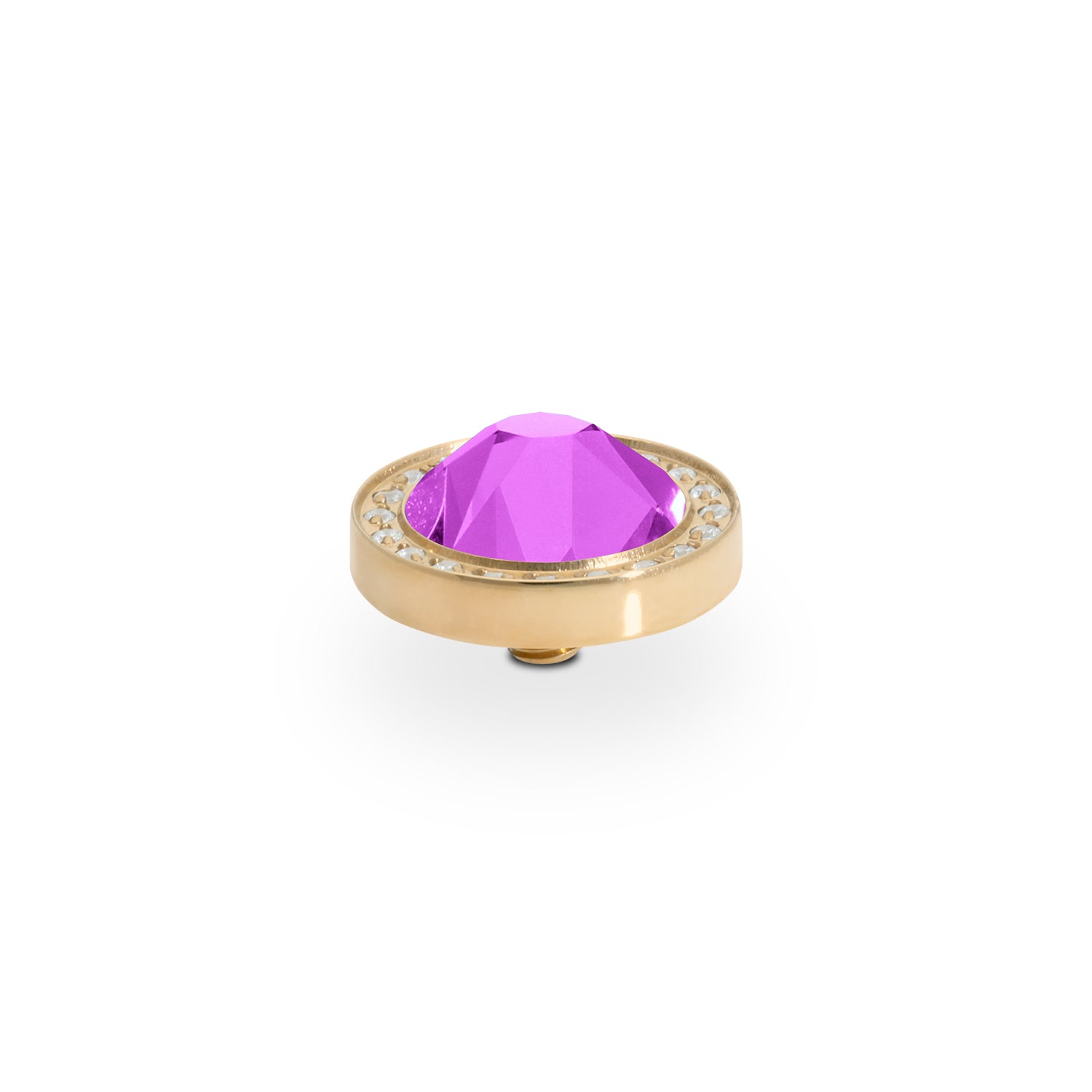 Canino Deluxe Top 0.41" - Gold Crystal Electric Violet Ignite