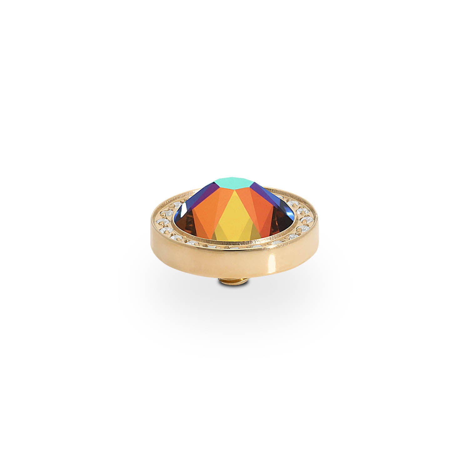 Canino Deluxe Top 0.41" - Gold Crystal Vitrail Medium