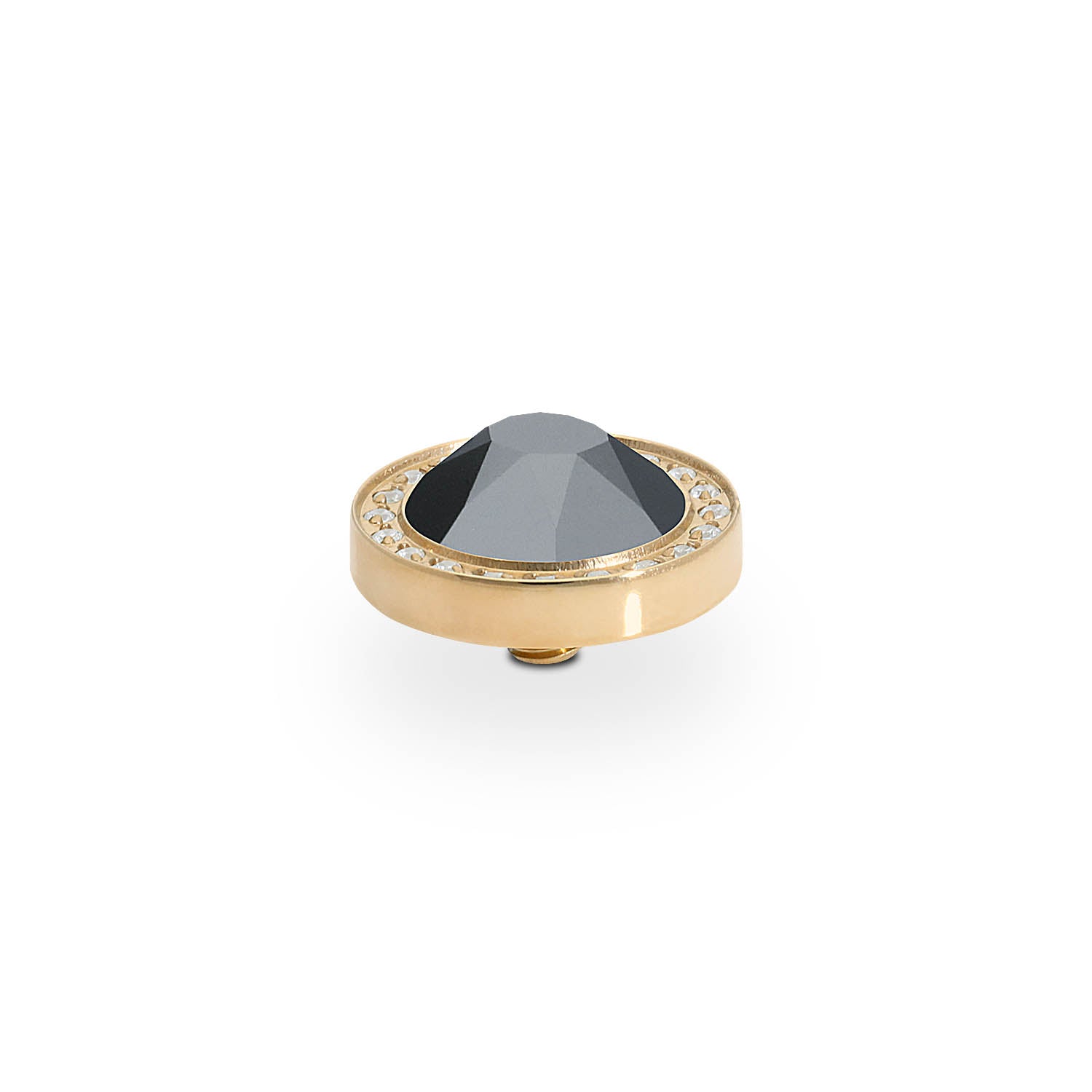 Canino Deluxe Top 0.41" - Gold jet hematite