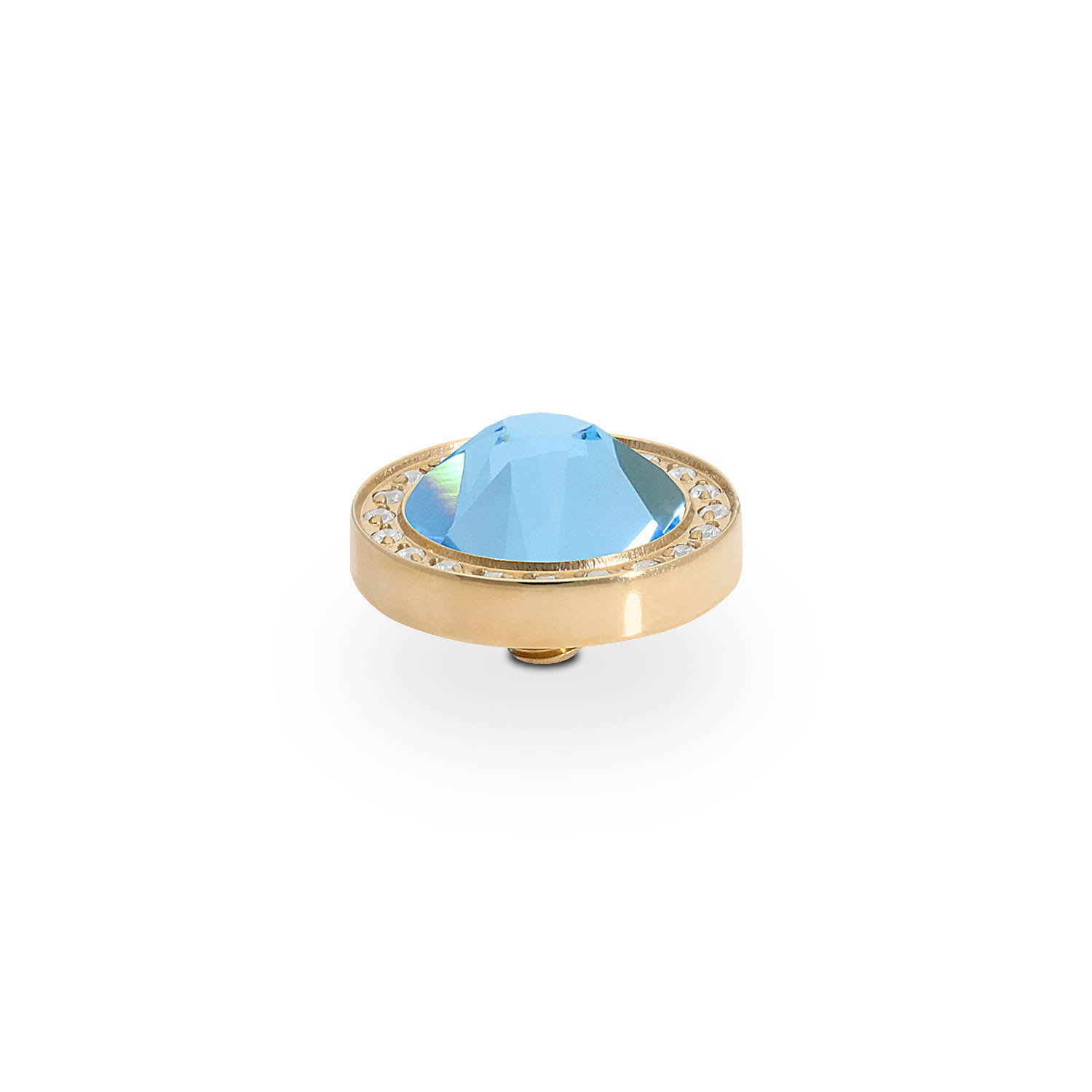 Canino Deluxe Top 0.41" - Gold aquamarine
