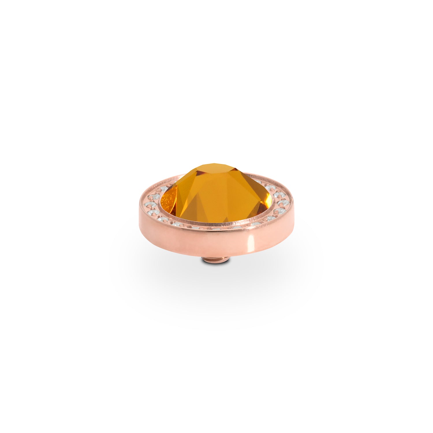 Canino Deluxe Top 0.41" - Rose Gold Topaz