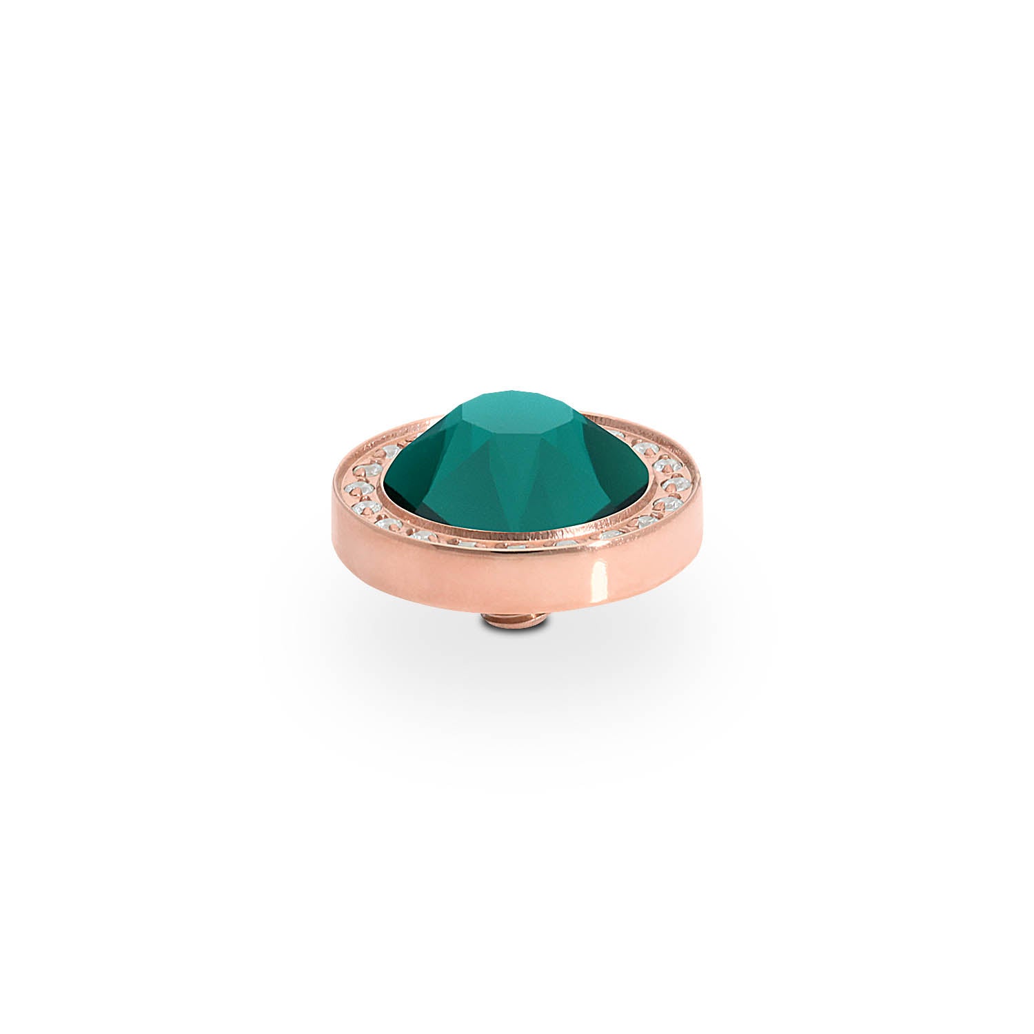 Canino Deluxe Top 0.41" - Rose Gold emerald