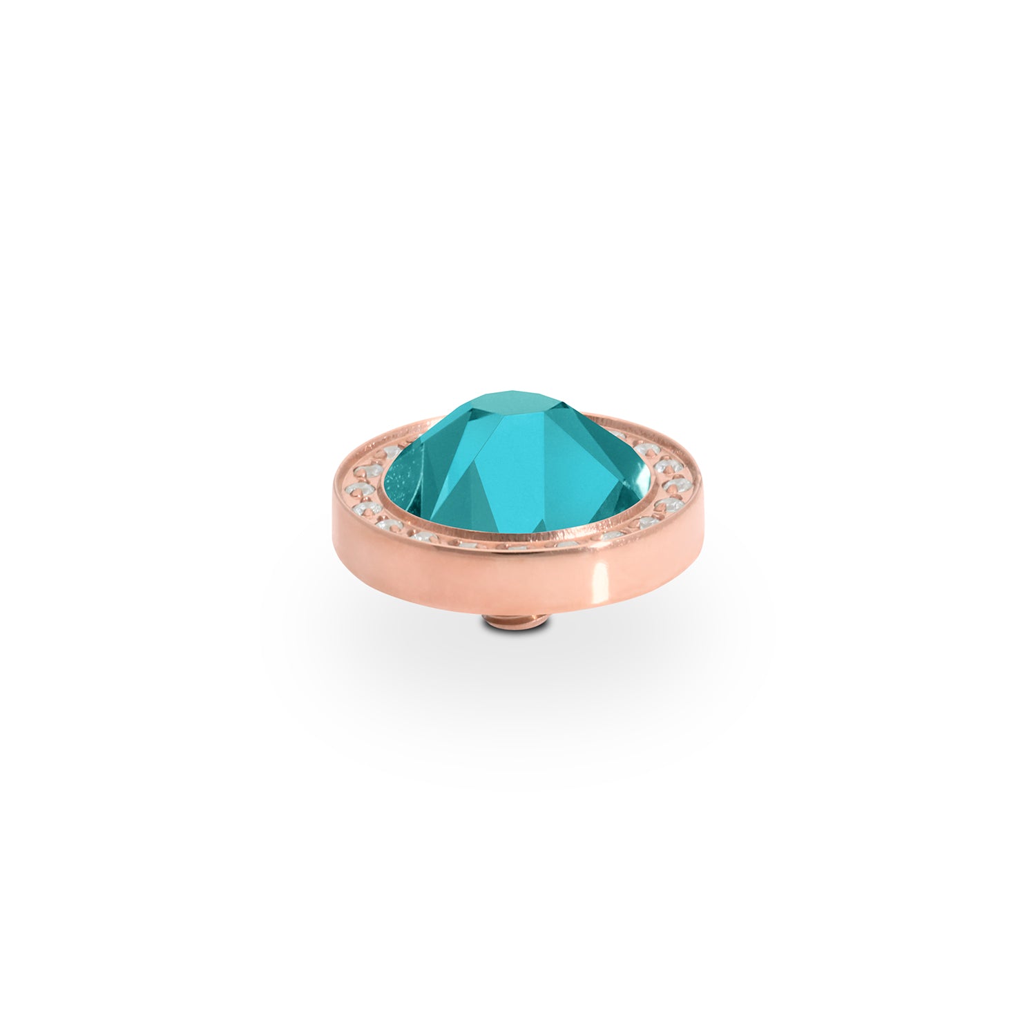 Canino Deluxe Top 0.41" - Rose Gold Crystal Pine Green Ignite