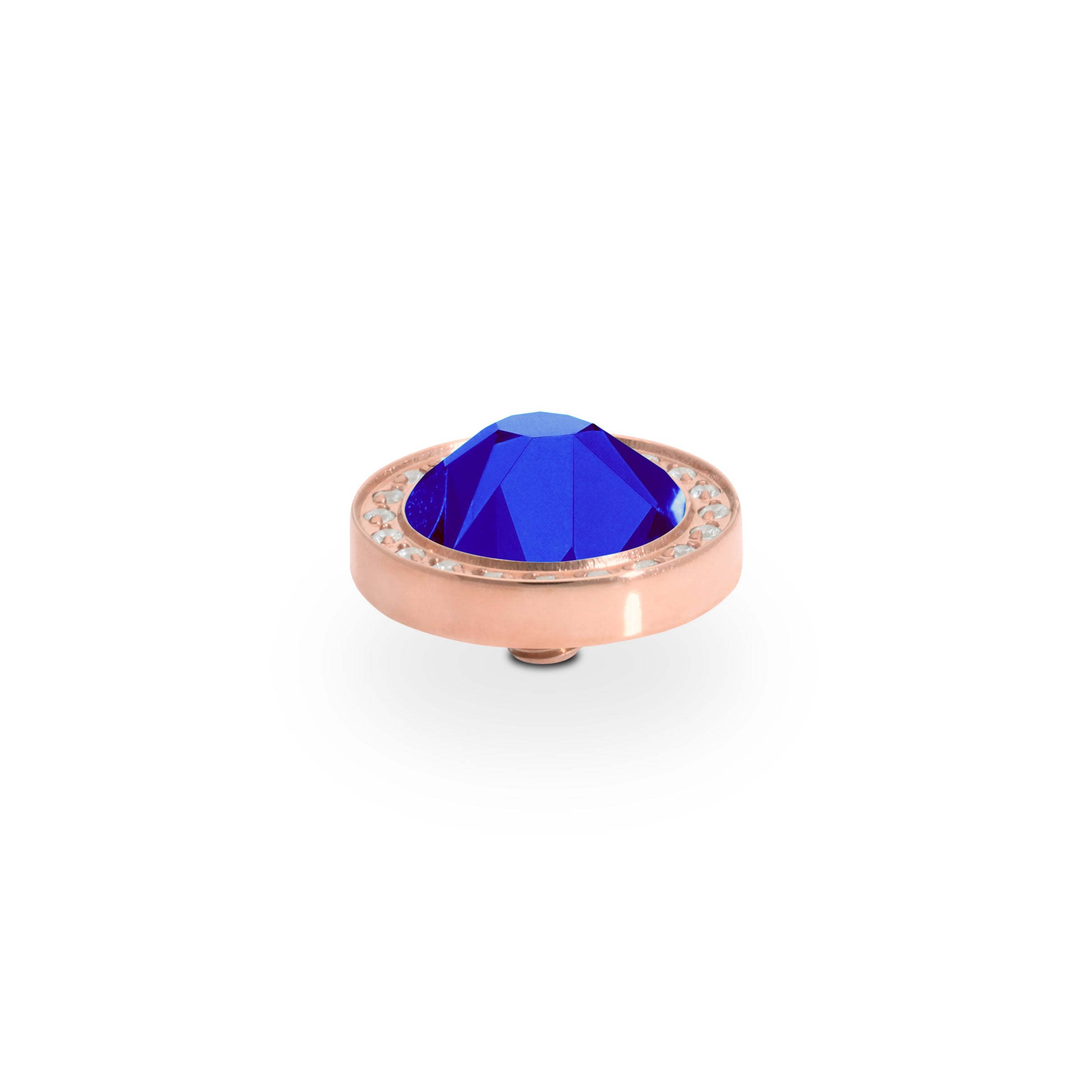 Canino Deluxe Top 0.41" - Rose Gold ReCreated Dark Sapphire