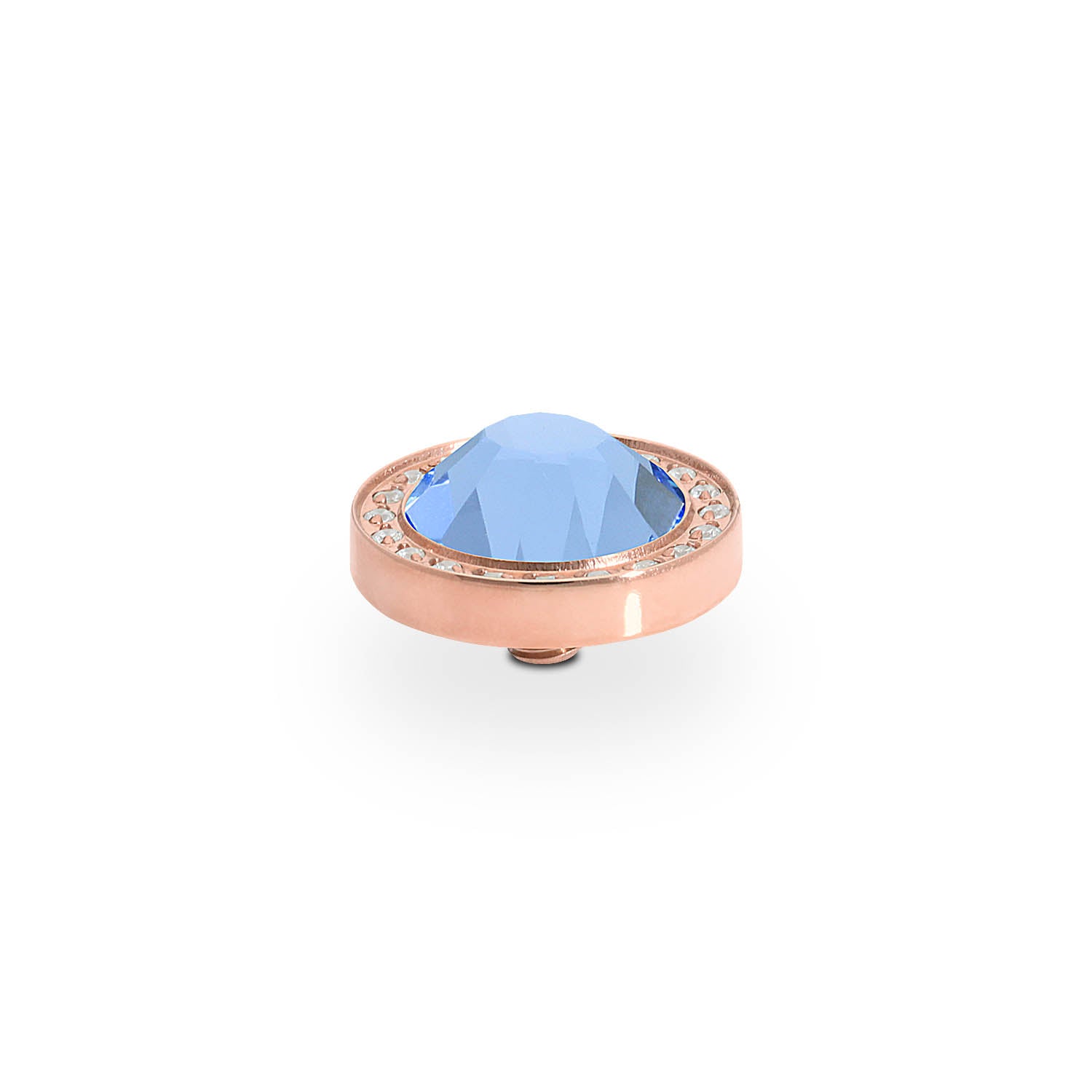 Canino Deluxe Top 0.41" - Rose Gold light sapphire