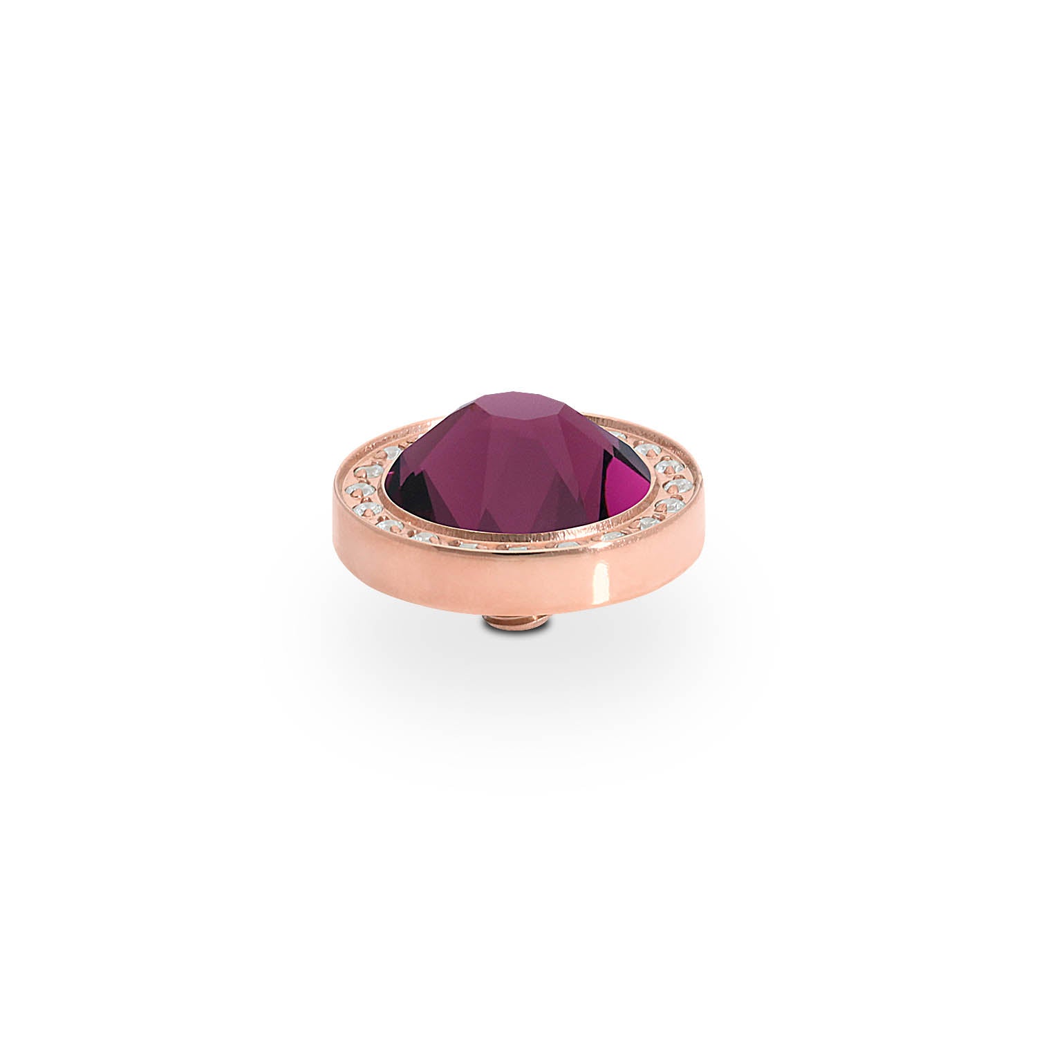 Canino Deluxe Top 0.41" - Rose Gold amethyst