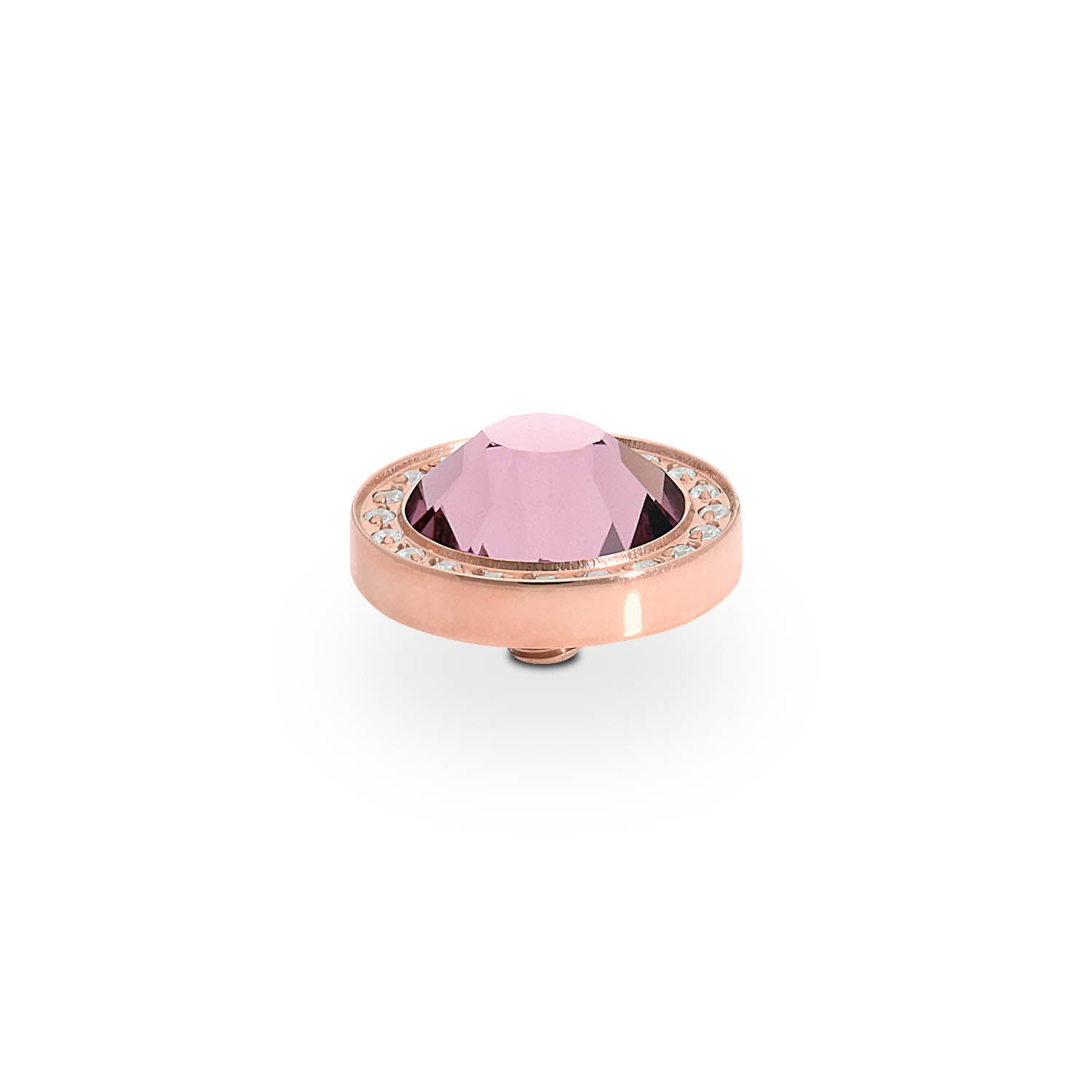Canino Deluxe Top 0.41" - Rose Gold light amethyst