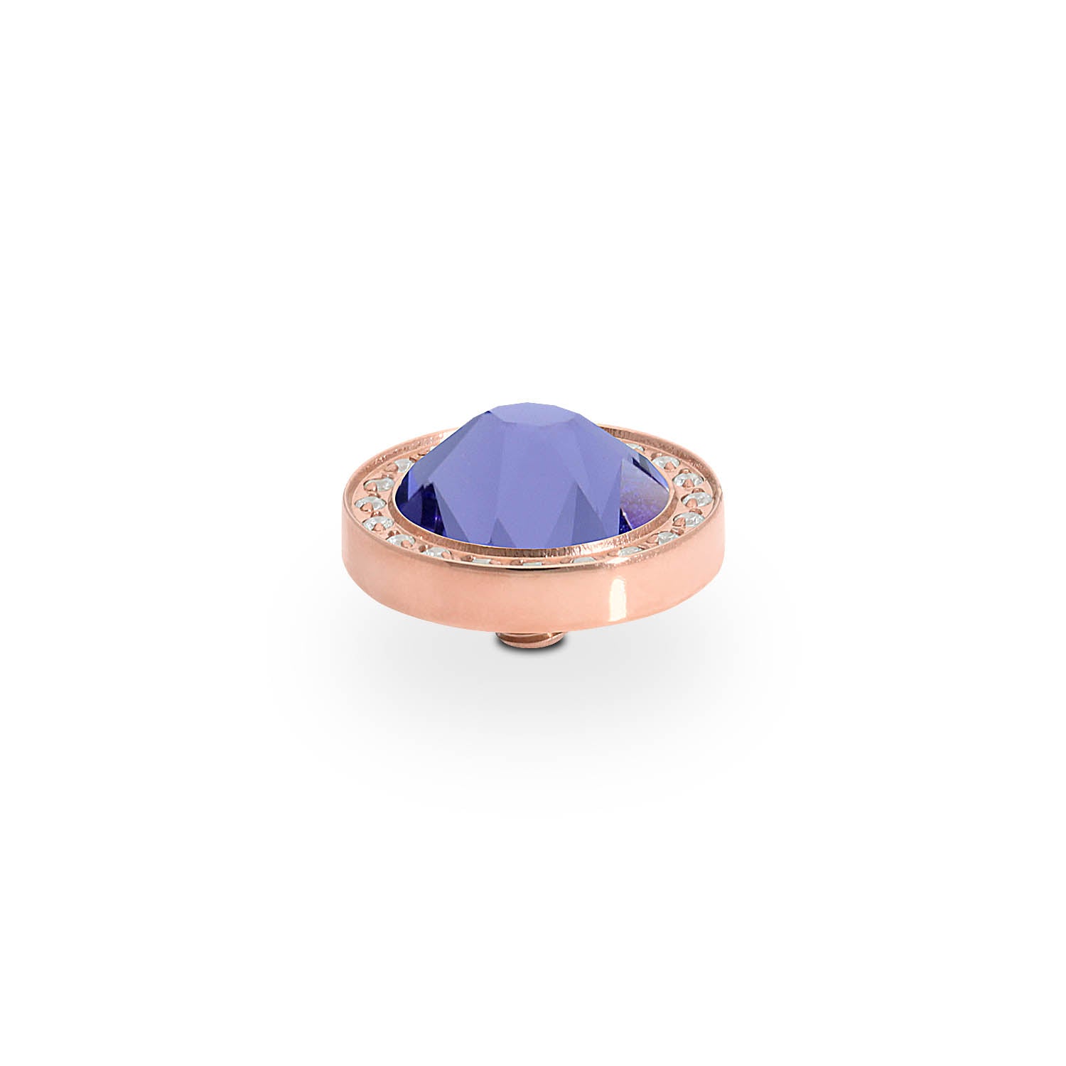 Canino Deluxe Top 0.41" - Rose Gold tanzanite