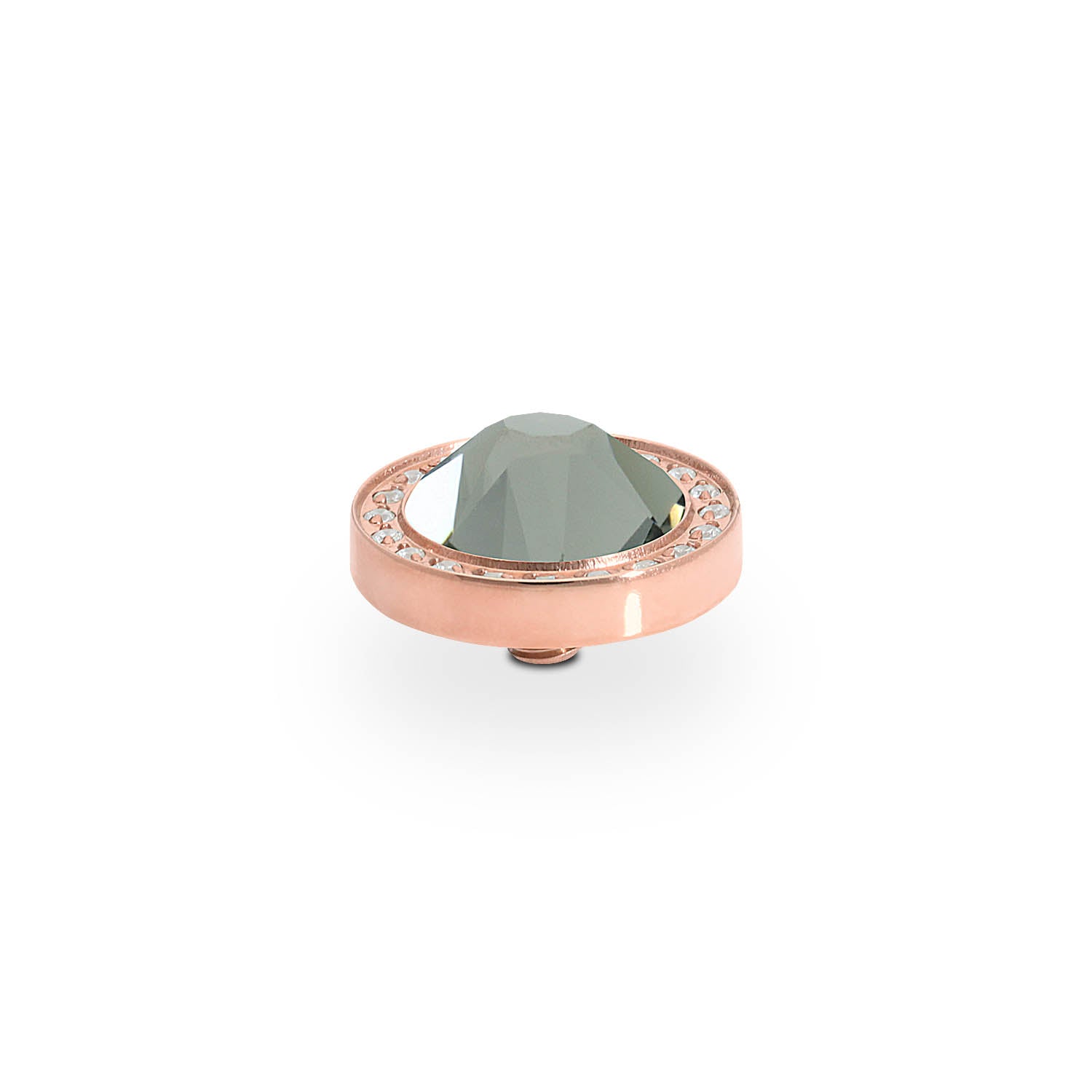 Canino Deluxe Top 0.41" - Rose Gold black diamond