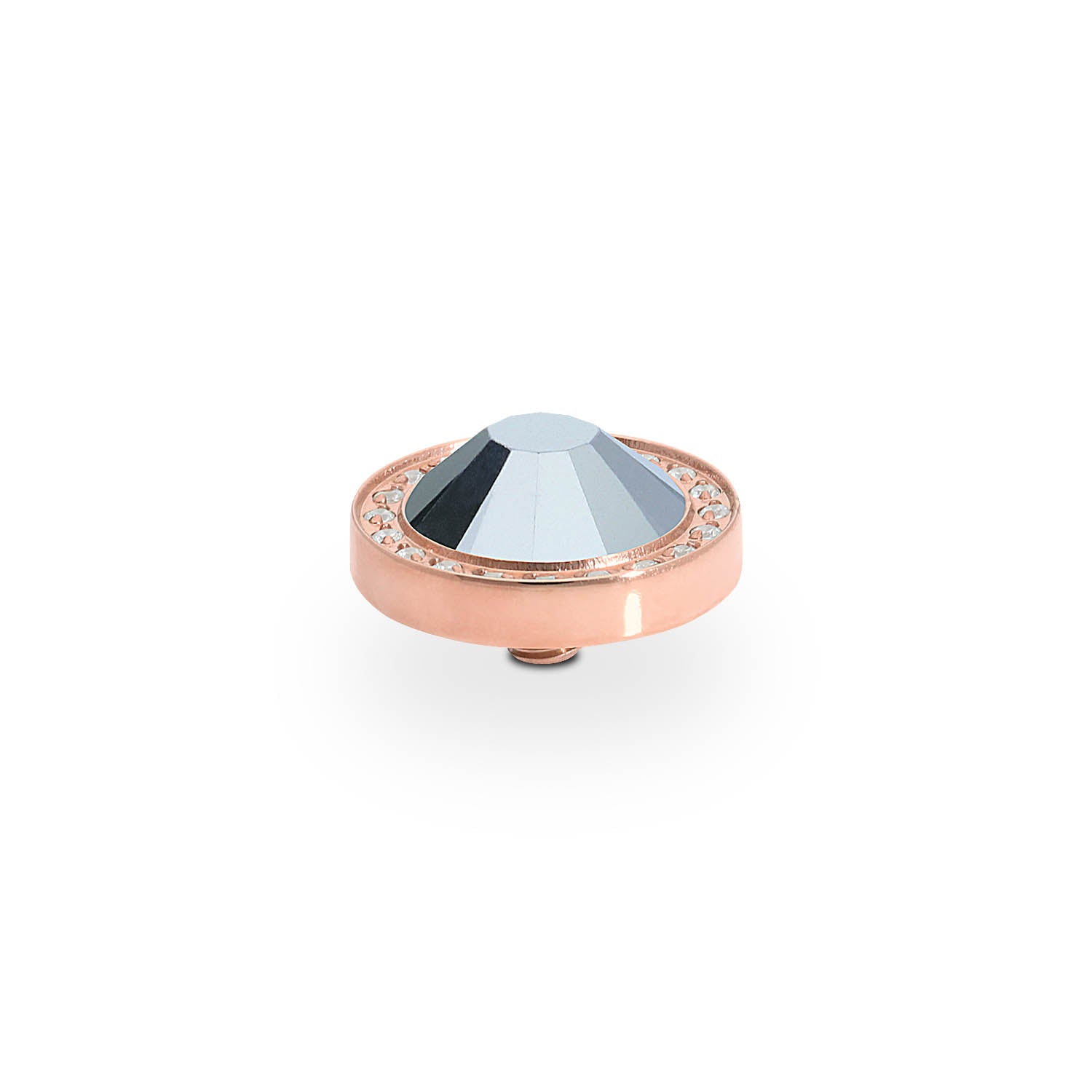 Canino Deluxe Top 0.41" - Rose Gold crystal labrador