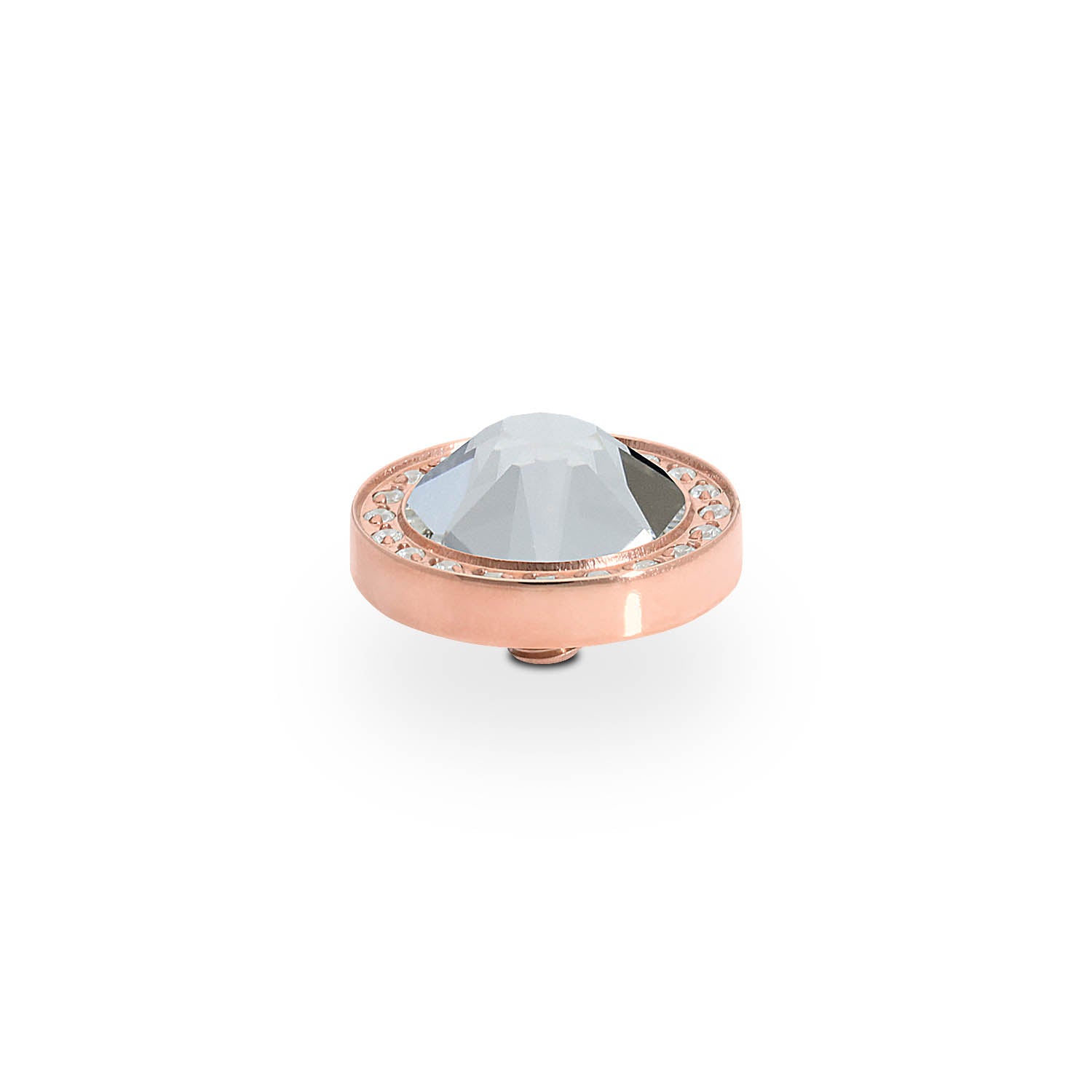Canino Deluxe Top 0.41" - Rose Gold crystal