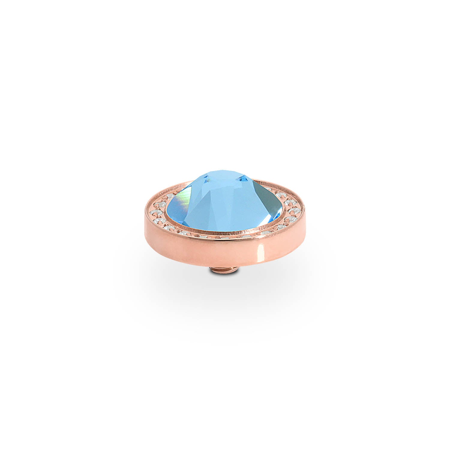 Canino Deluxe Top 0.41" - Rose Gold aquamarine