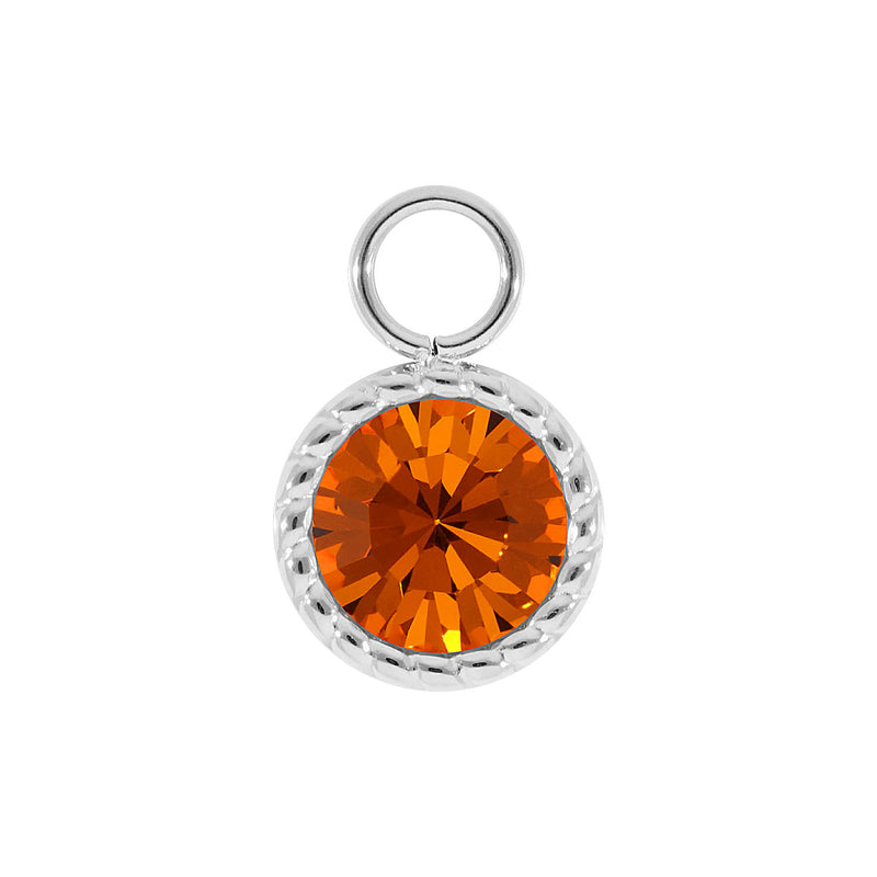 Bocconi Charm 0.43" - Silver sun