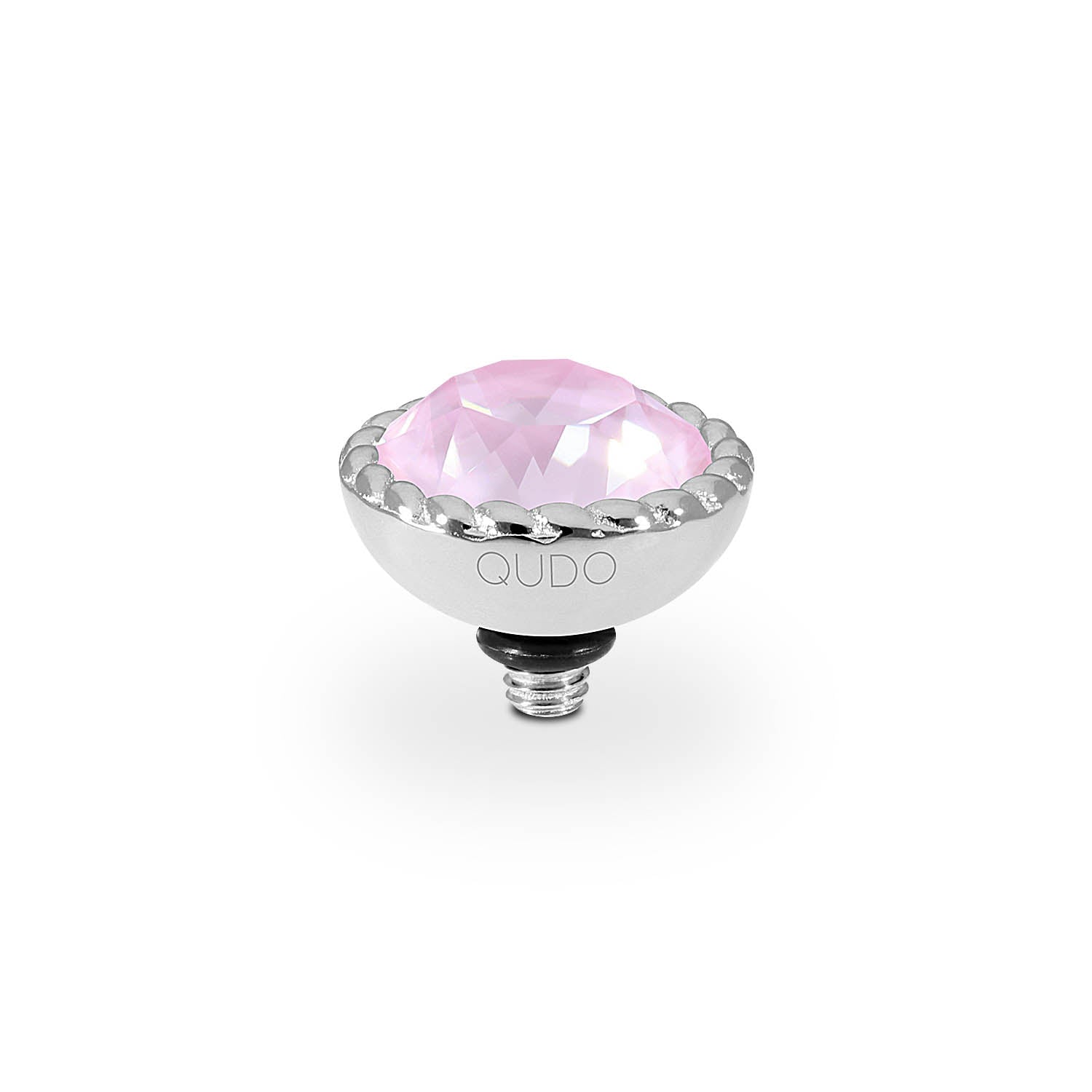 Bocconi Top 0.43" - Silver crystal soft rose ignite