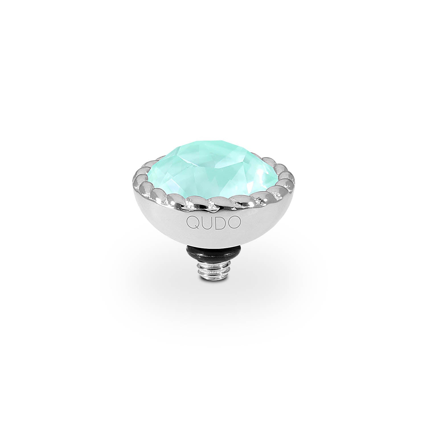 Bocconi Top 0.43" - Silver crystal soft mint ignite