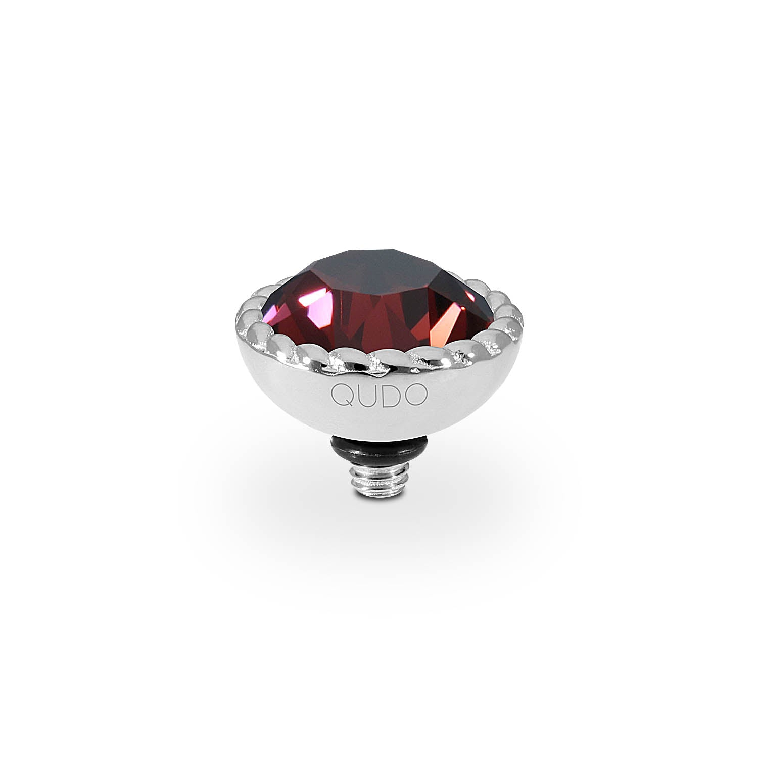 Bocconi Top 0.43" - Silver Burgundy