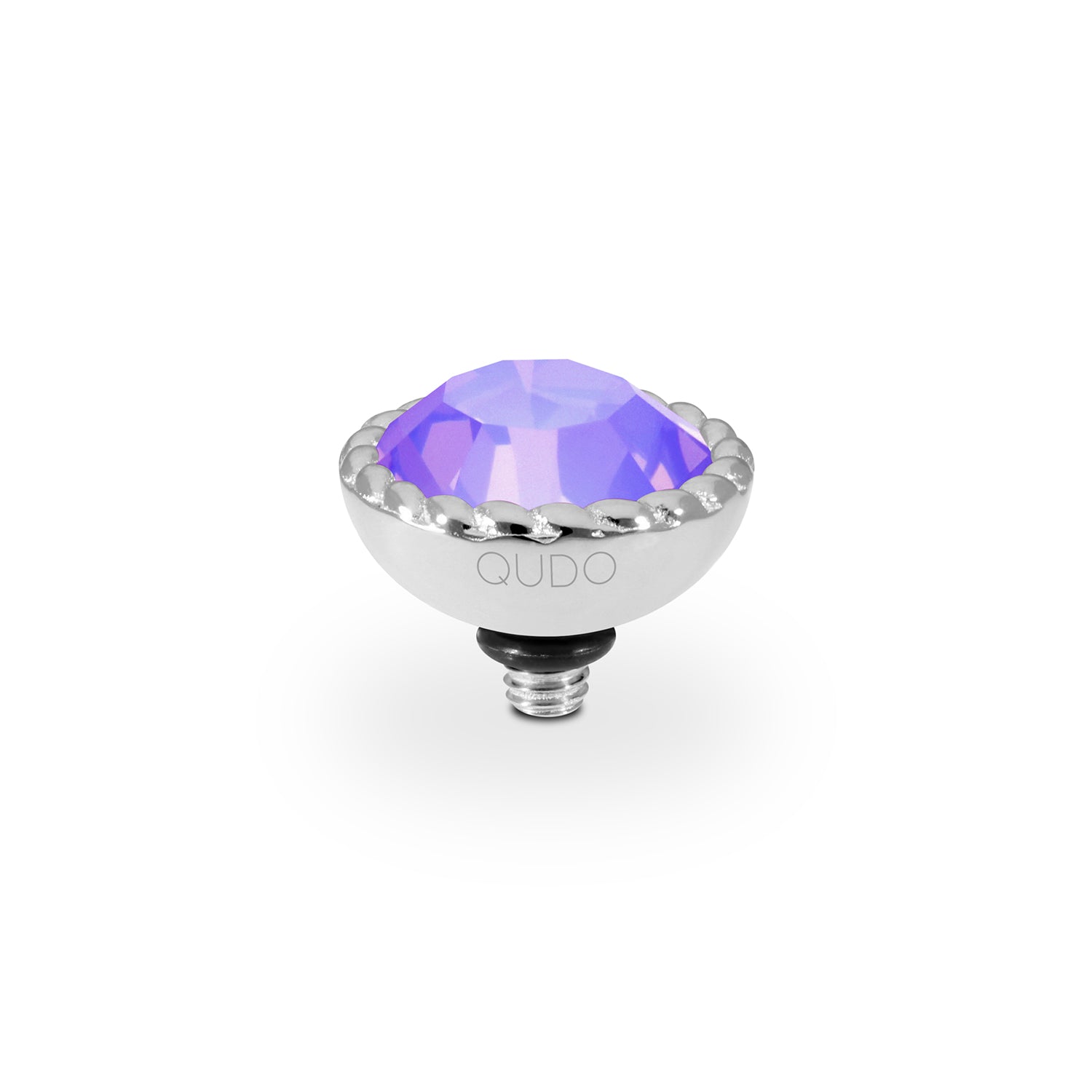 Bocconi Top 0.43" - Silver Crystal Purple Ignite