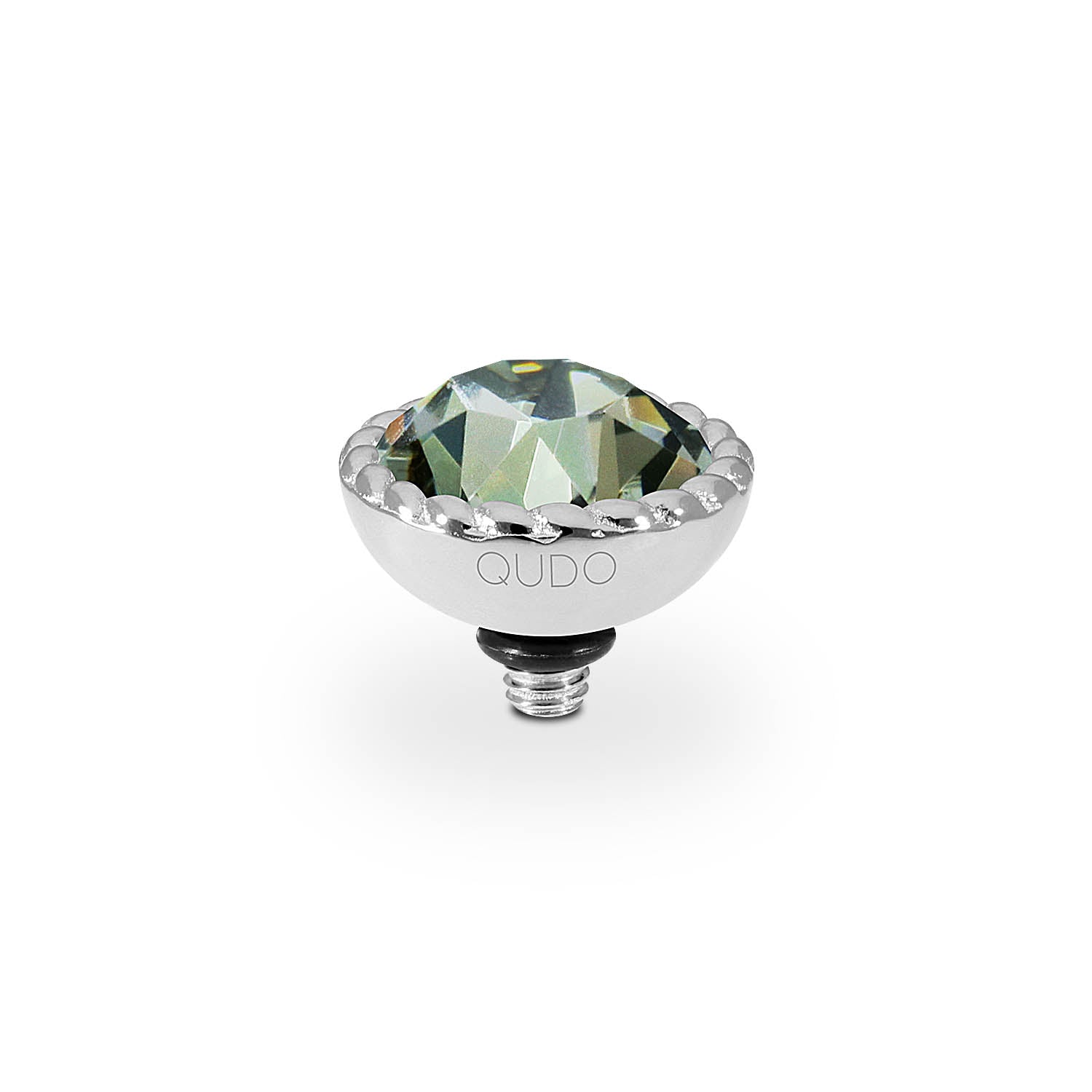 Bocconi Top 0.43" - Silver black diamond