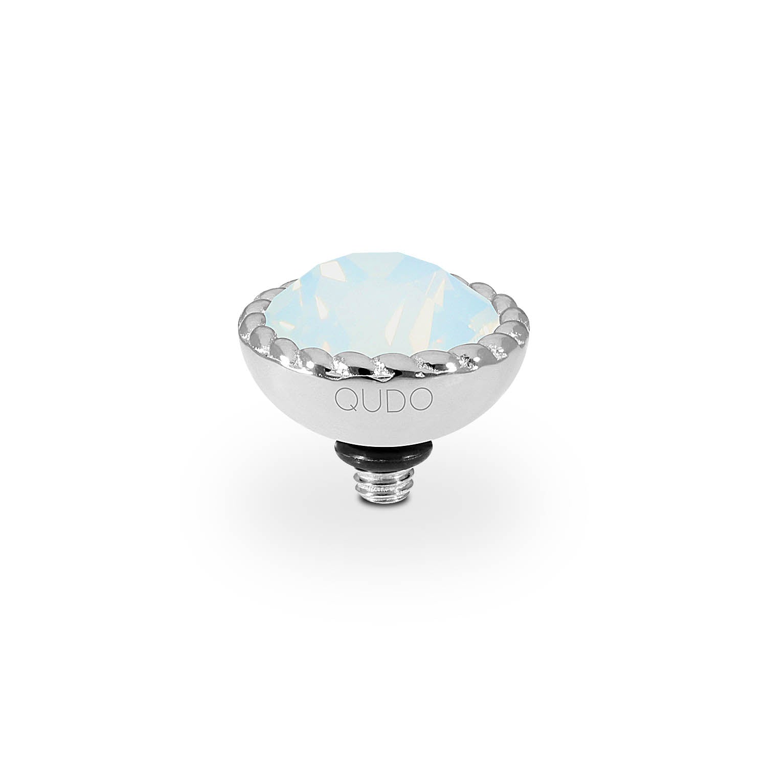 Bocconi Top 0.43" - Silver white opal