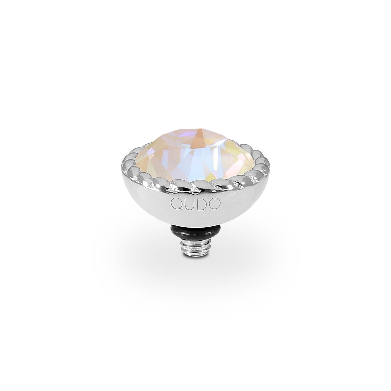 Bocconi Top 0.43" - Silver ivory cream delite
