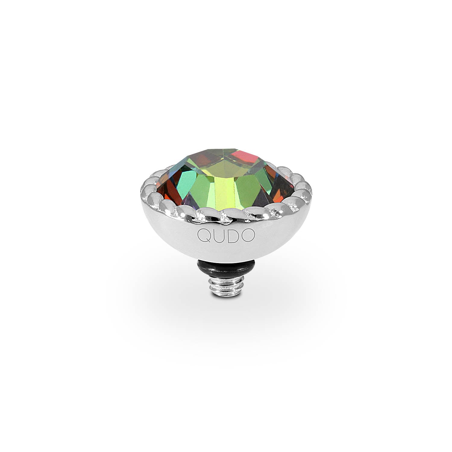 Bocconi Top 0.43" - Silver Crystal Vitrail Medium