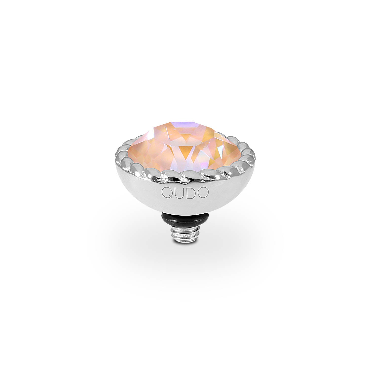 Bocconi Top 0.43" - Silver dusty pink delite